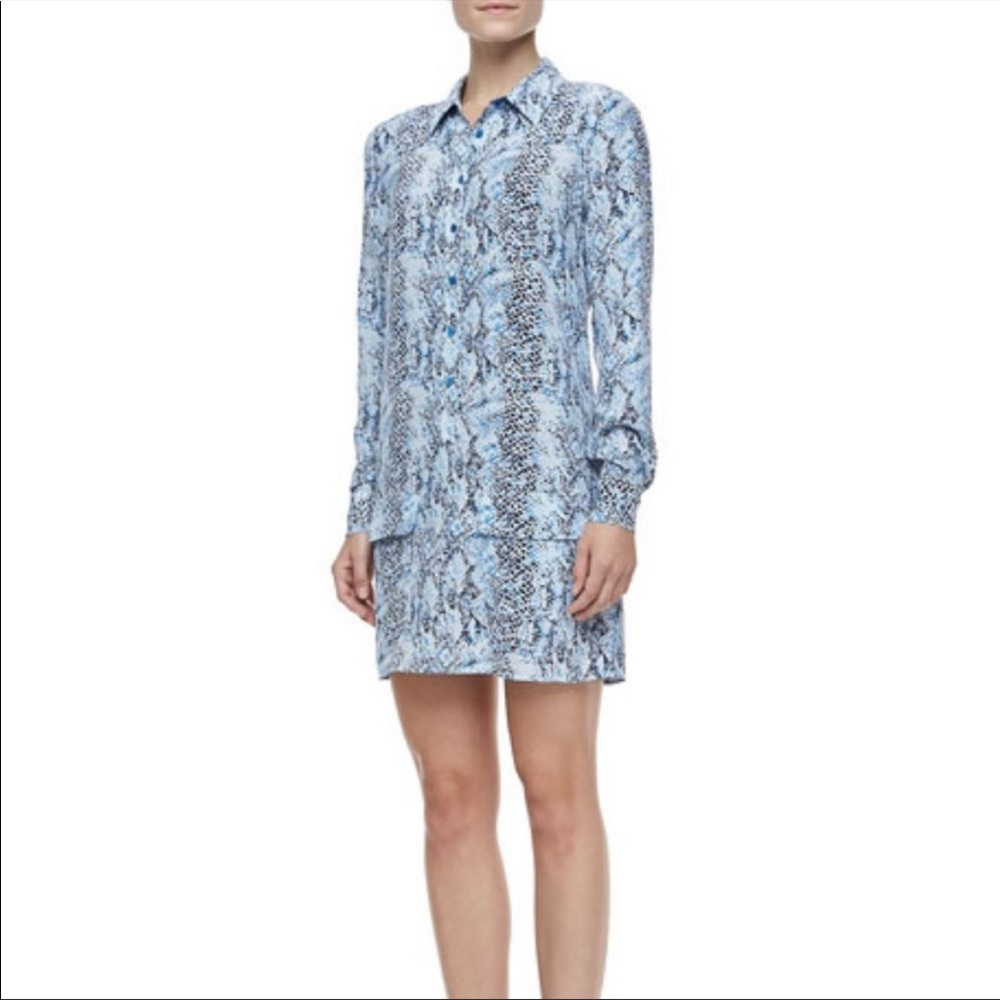EQUIPMENT Silk Snake Print Dress